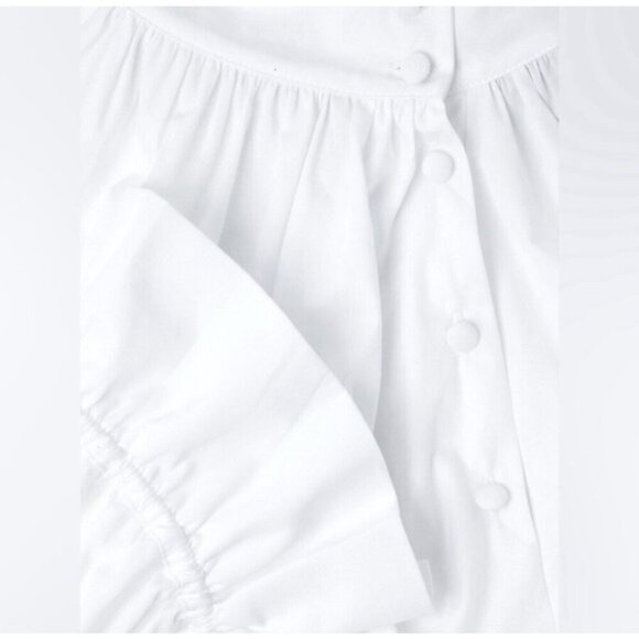 Harshman 3X Bianca Band Collar Cotton Poplin Blouse NWT MSRP $192 - Picture 11 of 11